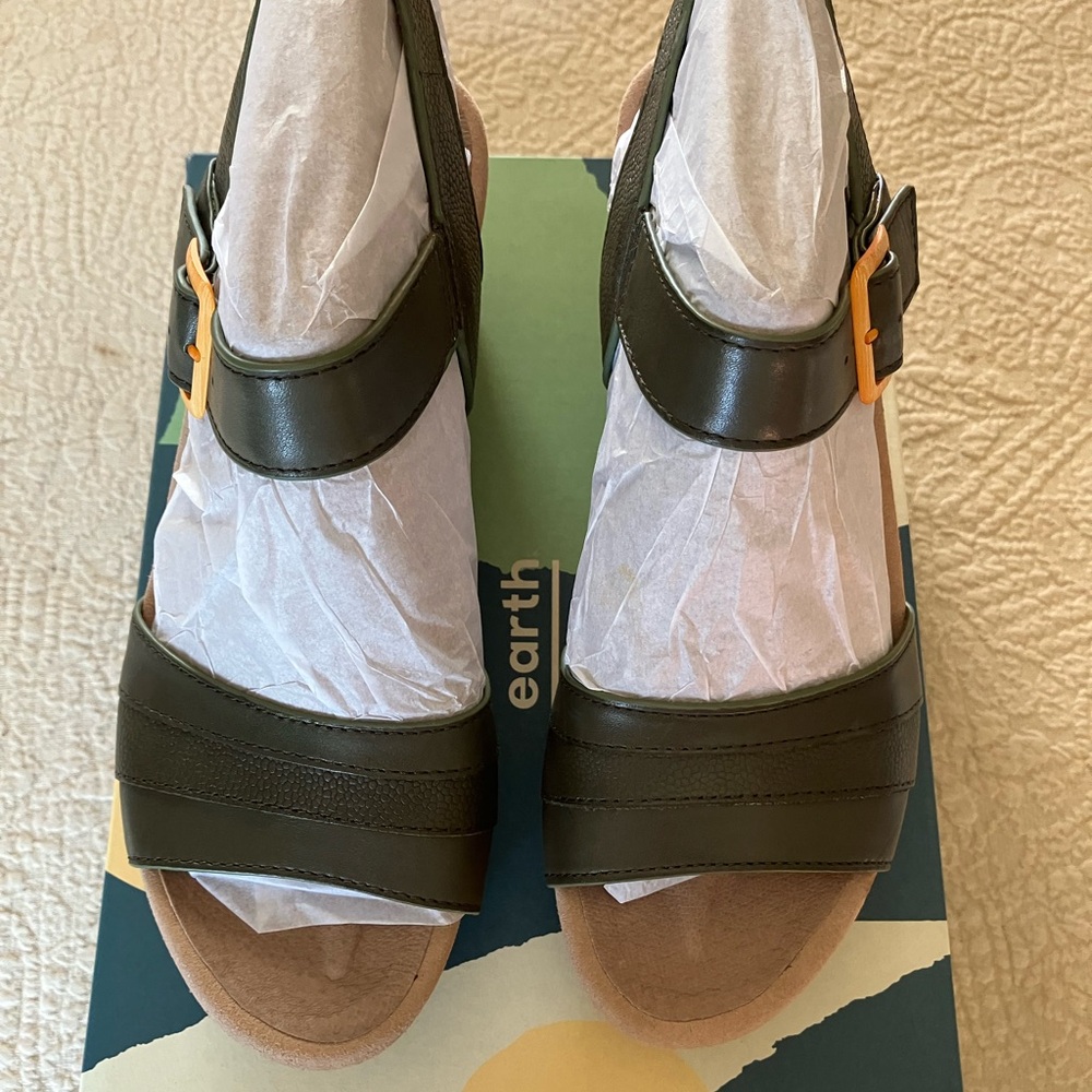 Earth Women's Green Sandals